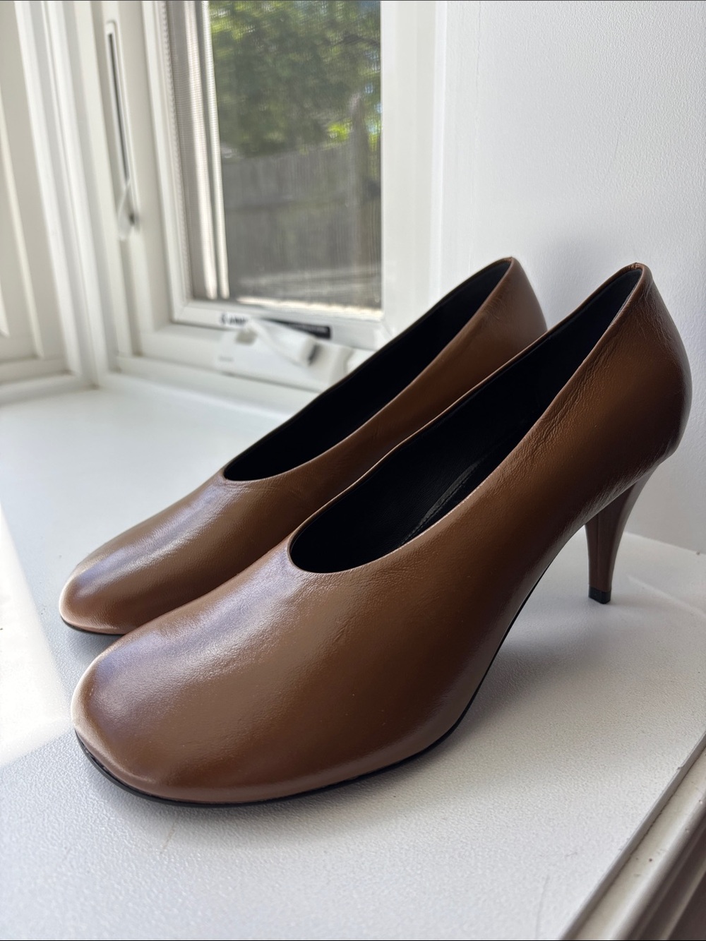 Proenza Schouler glovetan leather pumps size 39 US 9
